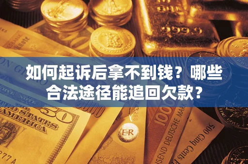 济南如何起诉后拿不到钱？哪些合法途径能追回欠款？