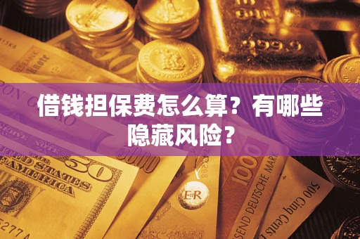 济南借钱担保费怎么算？有哪些隐藏风险？