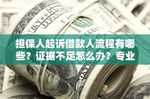 济南担保人起诉借款人流程有哪些？证据不足怎么办？专业律师解答