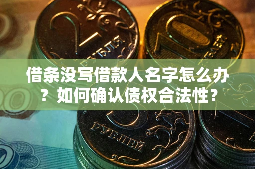 济南借条没写借款人名字怎么办？如何确认债权合法性？