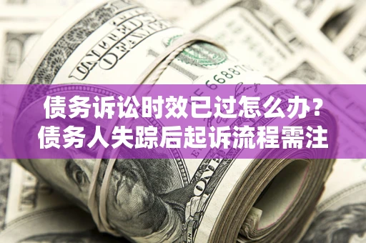 济南债务诉讼时效已过怎么办？债务人失踪后起诉流程需注意什么？