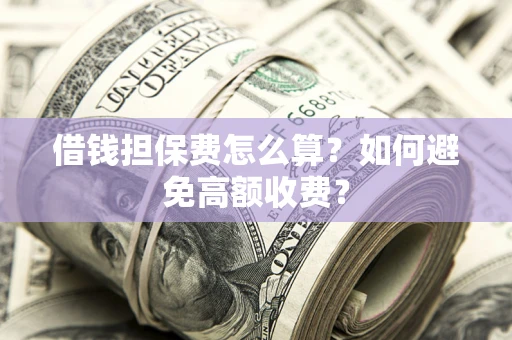 济南借钱担保费怎么算？如何避免高额收费？